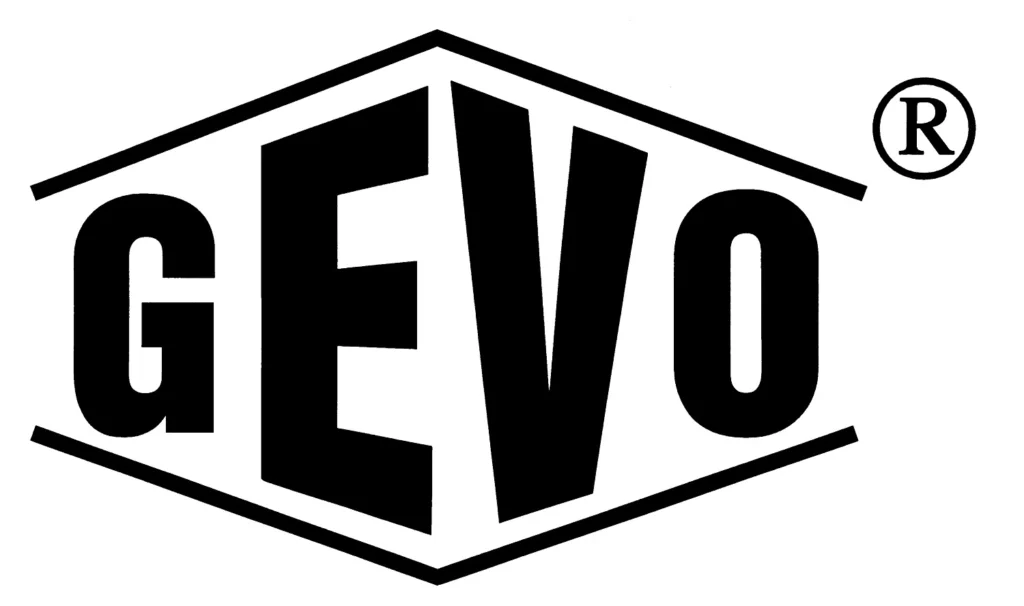 Logo der Marke GEVO.