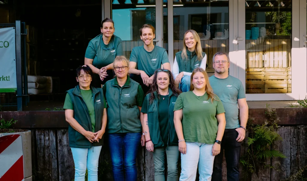 Unserer erfahrenes Team aus dem Landfuxx Much in unserem Außenlager.