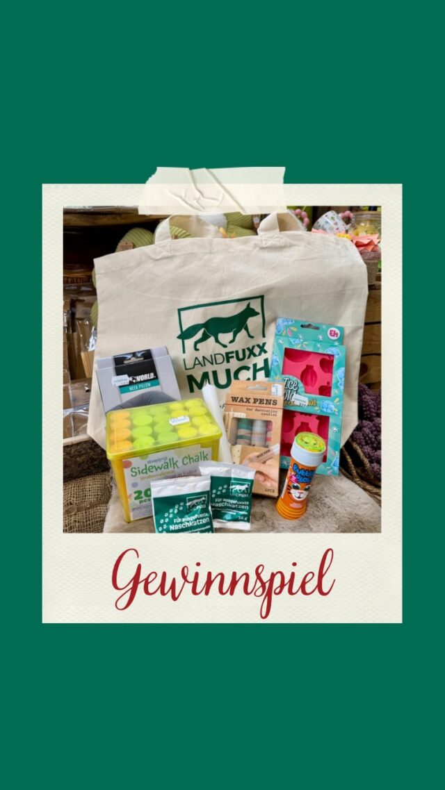** Gewinnspiel beendet - die Gewinner sind benachrichtigt **

🦊✨ GEWINNSPIEL ZUM WEBSITE-LAUNCH ✨🦊

Unsere neue Website www.landfuxx-much.de ist endlich live. Das feiern wir mit euch! 🎉

Wir verlosen 10 Landfuxx Much Stoffbeutel mit Überraschungs-Inhalt 💚

So kannst du teilnehmen:
1️⃣ Diesen Beitrag liken
2️⃣ Unserem Profil folgen (@landfuxx_much auf Instagram bzw. unserer Facebook-Seite)
3️⃣ Unter diesem Beitrag kommentieren:
👉 Was gefällt dir an unserer neuen Website am besten?

💡 Extra-Los: Markiere eine Person, die sich auch über einen Landfuxx Much Beutel freuen würde!

💫 Der im Reel gezeigte Inhalt des Beutels dient nur als Beispiel. Die tatsächliche Füllung kann variieren.

📅 Das Gewinnspiel läuft bis Montag, 18. Mai 2026, 23:59 Uhr (MESZ). Die 10 Gewinner werden per Zufallsprinzip aus den Kommentaren ausgelost und innerhalb von 3 Tagen per Direktnachricht auf Instagram bzw. Facebook benachrichtigt. Der Gewinn muss im Landfuxx Much abgeholt werden.

📌 Teilnahme ab 18 Jahren, Wohnsitz in Deutschland erforderlich. Kein Umtausch oder Barauszahlung möglich. Meldet sich ein Gewinner nicht innerhalb von 7 Tagen nach Benachrichtigung zurück, verfällt der Gewinn und es wird ein Ersatzgewinner ausgelost.

📢 Hinweis zum Datenschutz: Deine Daten werden ausschließlich zur Abwicklung des Gewinnspiels verwendet und danach gelöscht.

⚠️ Hinweis: Dieses Gewinnspiel steht in keiner Verbindung zu Instagram oder Facebook und wird in keiner Weise von Instagram oder Facebook gesponsert, unterstützt oder organisiert. Veranstalter ist allein: Landfuxx Much; Dr. Wirtz-Straße 6-10, Much, Germany 53804

🍀 Viel Glück